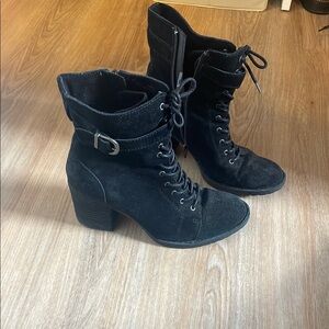 Black Suede Ankle Boots